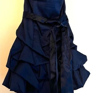 Jessica McClintock Navy Mini Dress